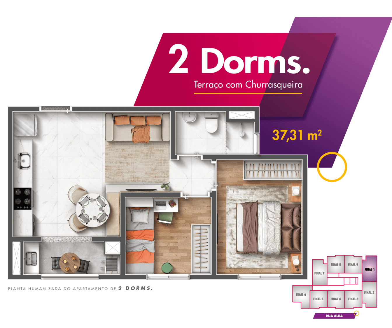 2 Dormitórios